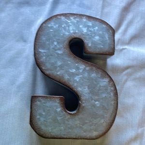 Metal S home decor